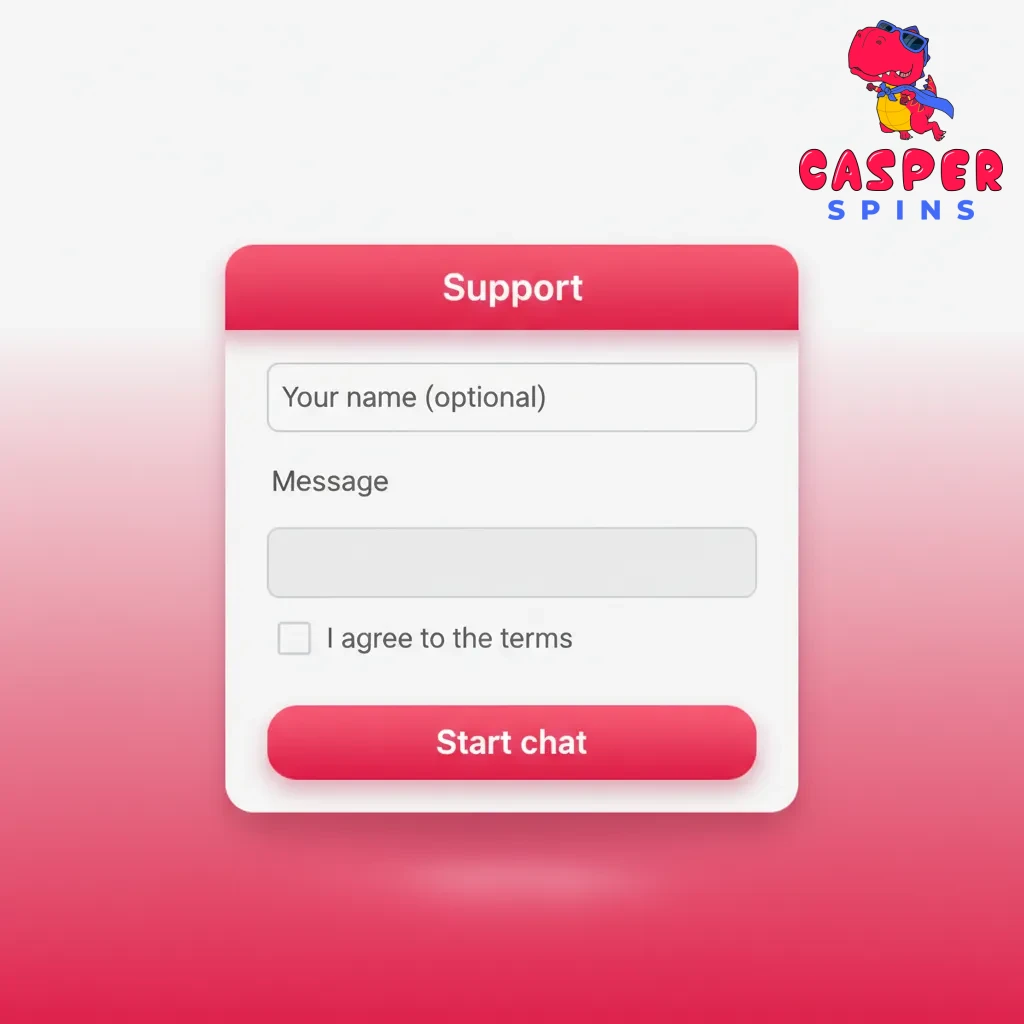 Contacts and Customer Support page with 24/7 chat, email via Help page, Help Centre FAQs, and social status updates.