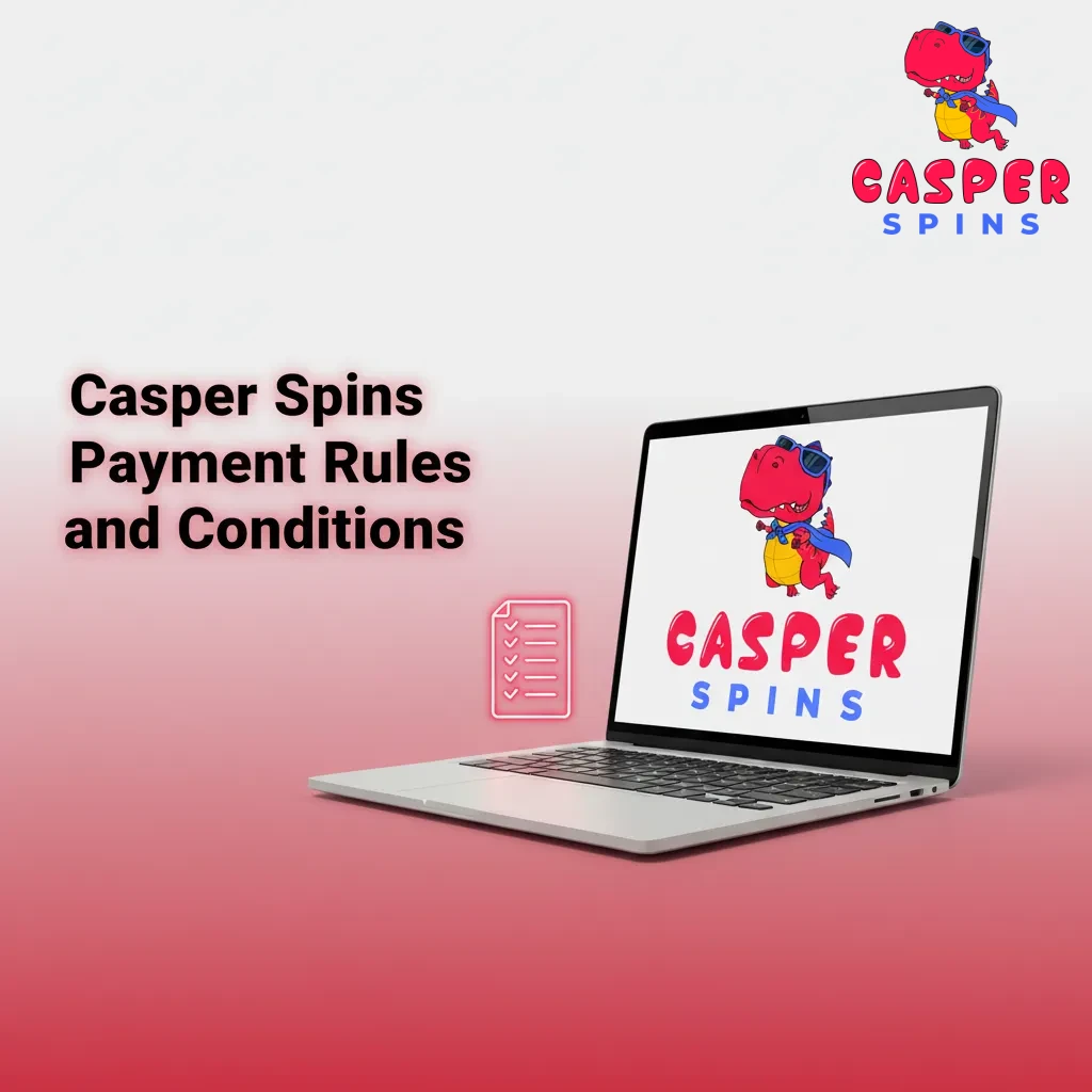 Casper Spins payment rules: verify ID, use own methods, no credit cards, withdrawals to deposit method, GBP; fees may apply.