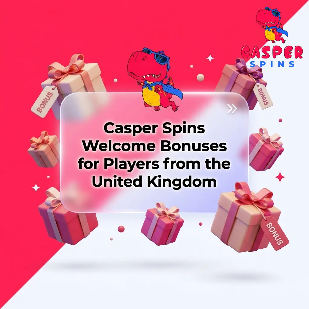 Casper Spins UK welcome bonus: 50% match plus 125 Free Spins on first deposit of £20 or more