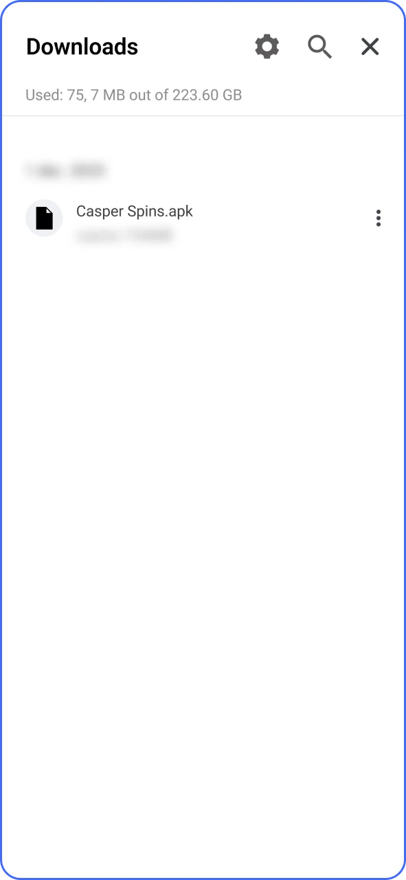 Get Casper Spins Android APK from the official download button.