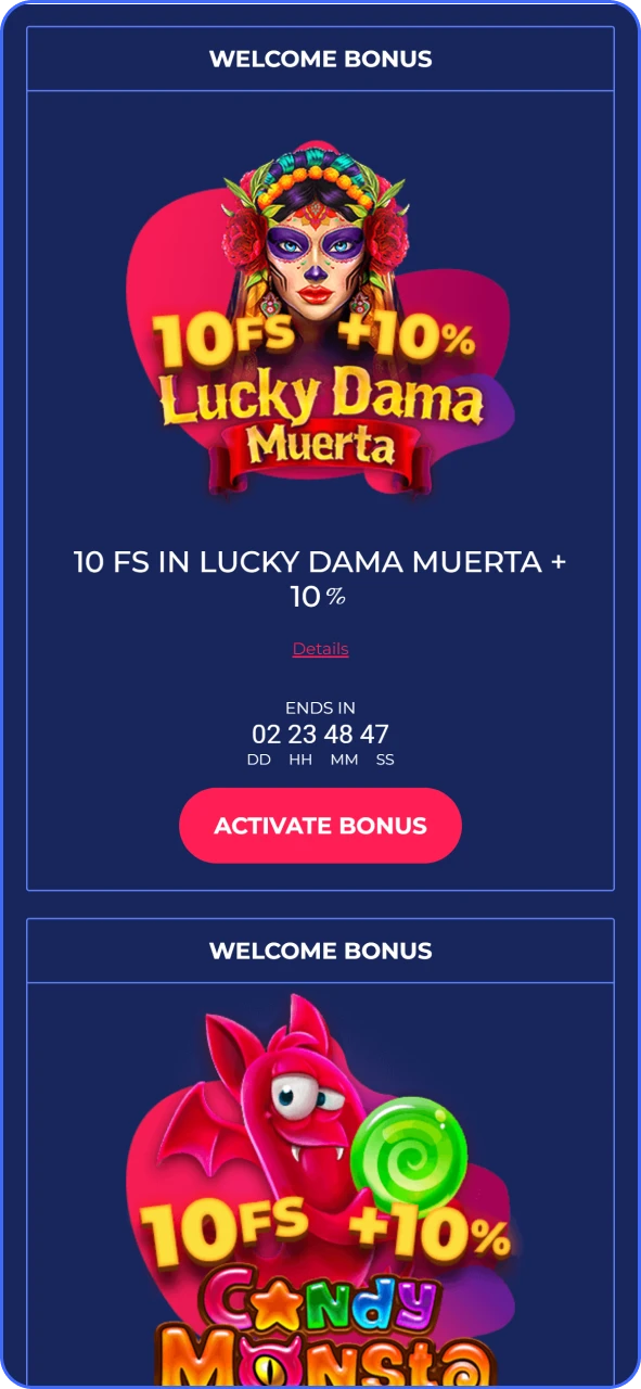 Once your deposit and promo code are confirmed, the promotion will be activated, and you can start playing according to the terms.